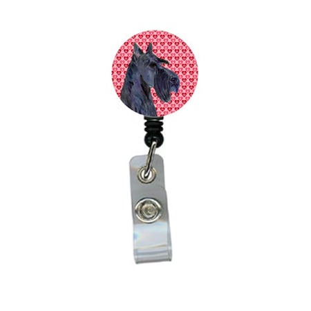 Teacher&Aposs Aid Scottish Terrier Retractable Badge Reel Or Id Holder With Clip TE3457127
